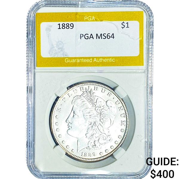 1889 Morgan Silver Dollar PGA MS64