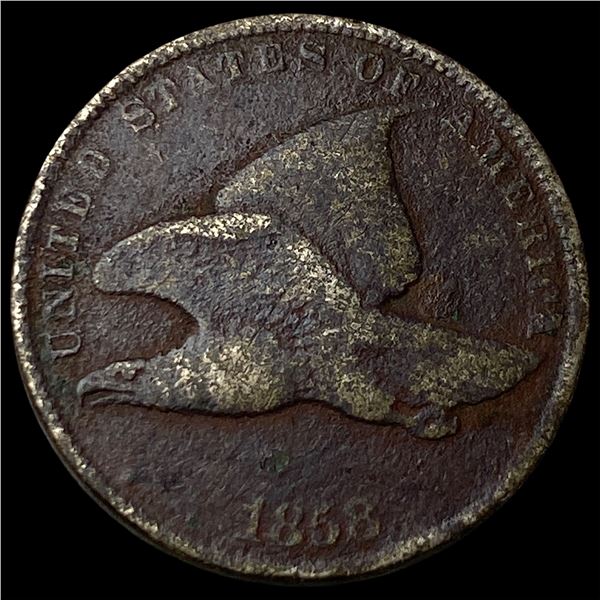 1858 Copper-Nickel Flying Eagle Cent HIGH   GRADE