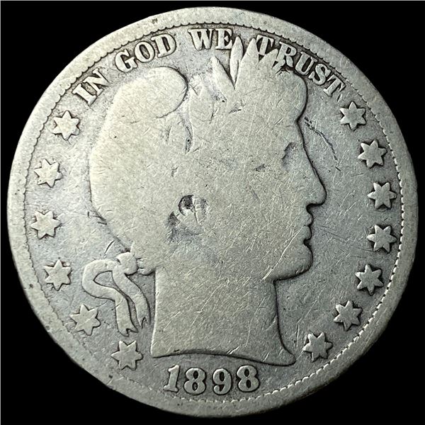 1898-O Silver Barber Half Dollar NICELY   CIRCULATED