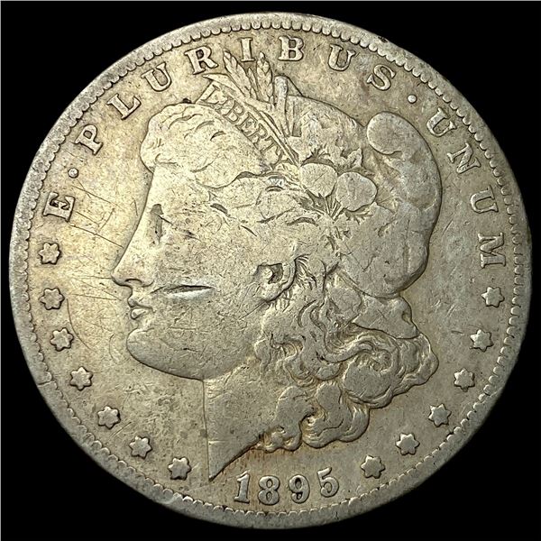 1895-S Silver Morgan Dollar NICELY CIRCULATED