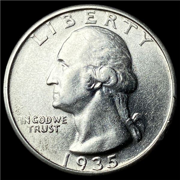 1935-D Silver Washington Quarter UNCIRCULATED