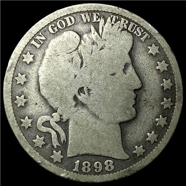 1898-O Silver Barber Half Dollar NICELY   CIRCULATED