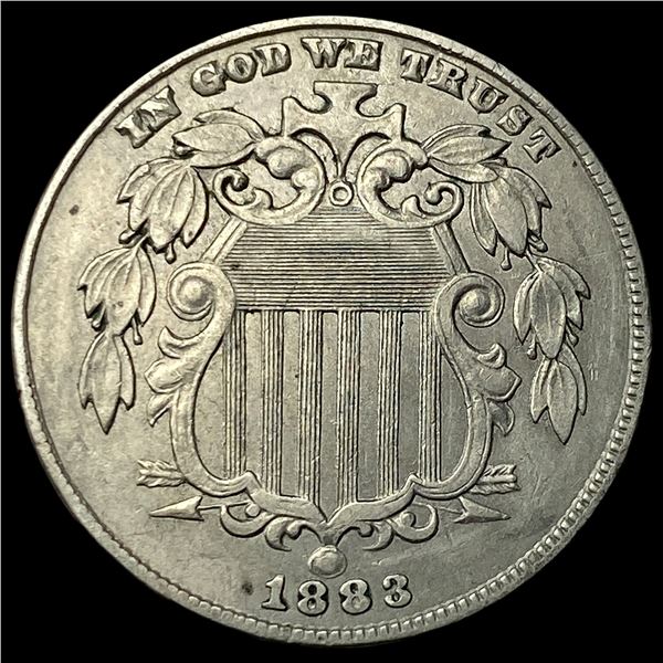 1883 Shield Nickel CHOICE AU