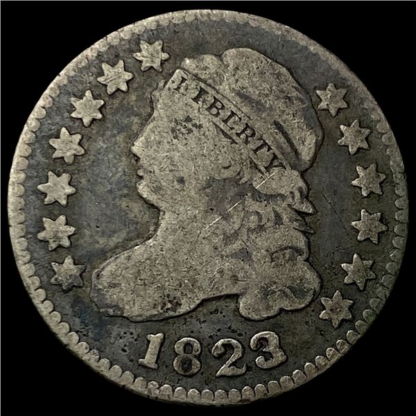 1823 Capped Bust Dime NICELY CIRCULATED