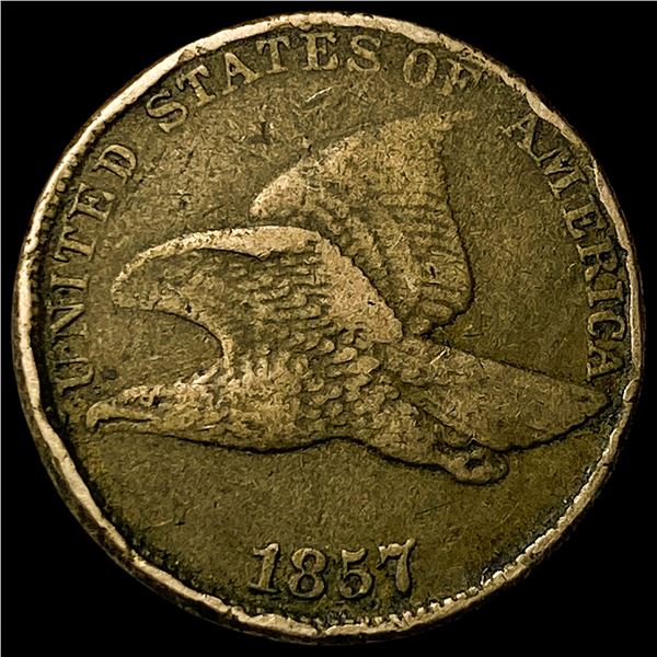 1857 Flying Eagle Cent NICELY CIRCULATED