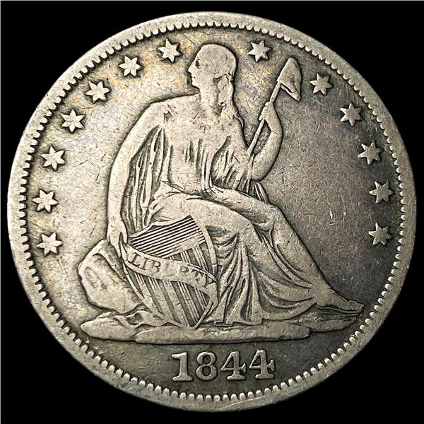 1844-O Seated Liberty Half Dollar LIGHTLY   CIRCULATED