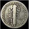 Image 2 : 1921 Silver Mercury Dime LIGHTLY CIRCULATED