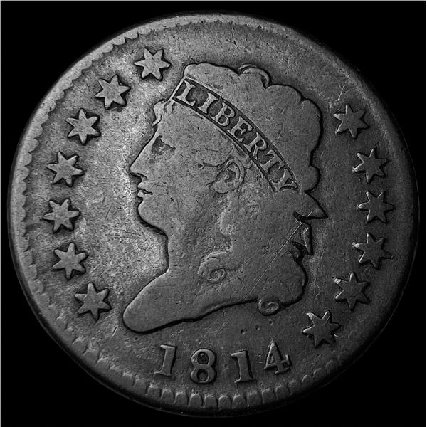 1814 Classic Head Large Cent LIGHTLY  CIRCULATED
