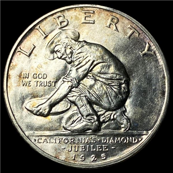 1925-S Silver California Jubilee Half Dollar   UNCIRCULATED