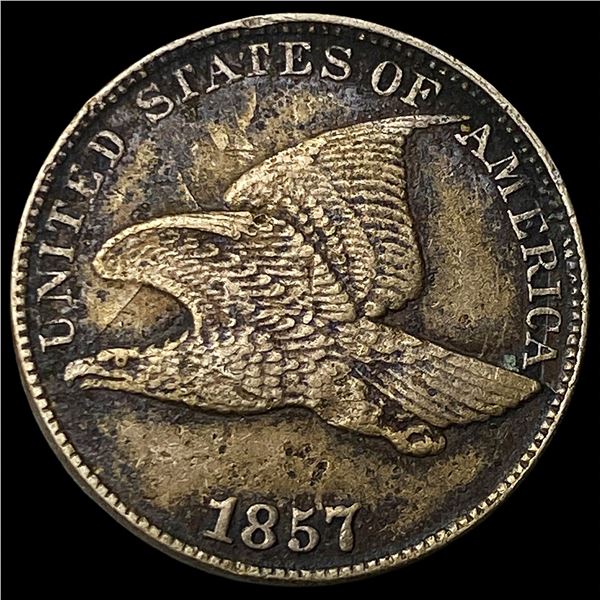 1857 Flying Eagle Cent CHOICE AU