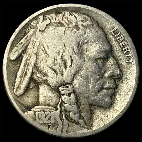 1921-S Buffalo Nickel LIGHTLY CIRCULATED
