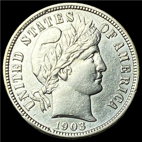 1903-O Silver Barber Dime CLOSELY   UNCIRCULATED