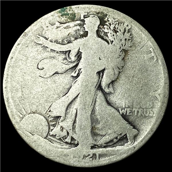 1921-D Silver Walking Liberty Half Dollar   NICELY CIRCULATED