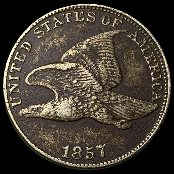 1857 Flying Eagle Cent CLOSELY UNCIRCULATED