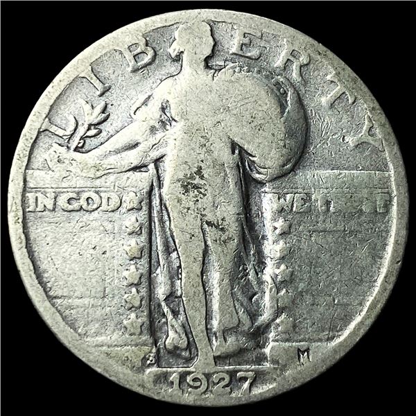 1927-S Silver Standing Liberty Quarter NICELY   CIRCULATED