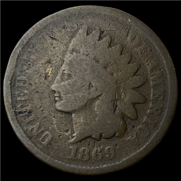 1869 Indian Head Cent NICELY CIRCULATED