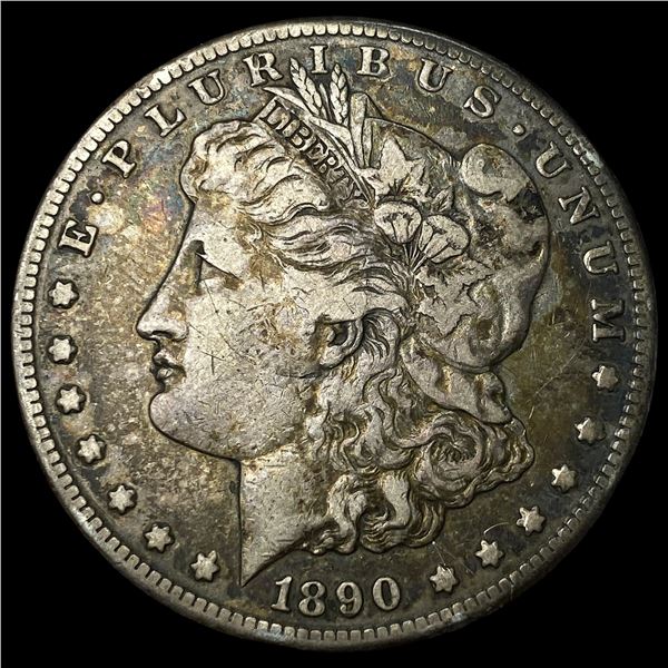 1890-CC Silver Morgan Dollar LIGHTLY   CIRCULATED