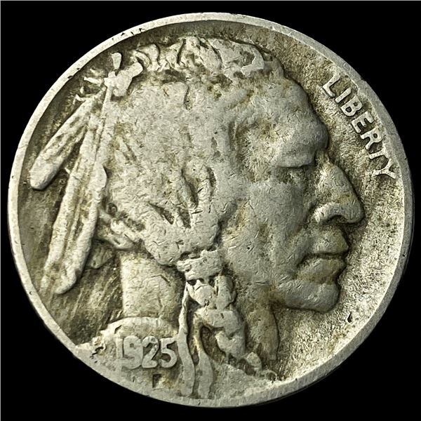 1925-S Buffalo Nickel LIGHTLY CIRCULATED
