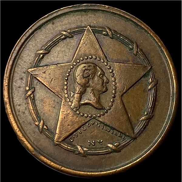 1863 Civil War Token H.M. Lane NEARLY  UNCIRCULATED