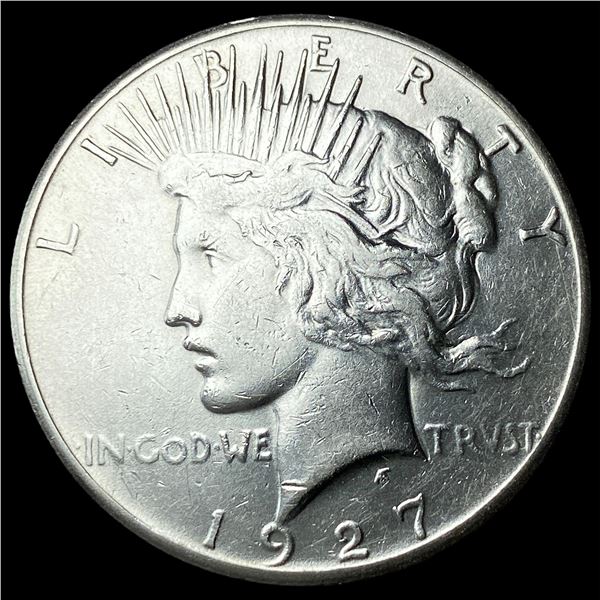 1927 Silver Peace Dollar CLOSELY UNCIRCULATED