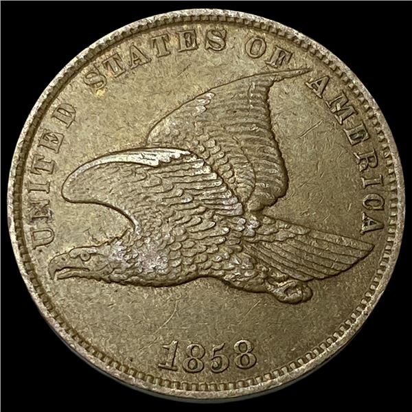 1858 Flying Eagle Cent CLOSELY UNCIRCULATED