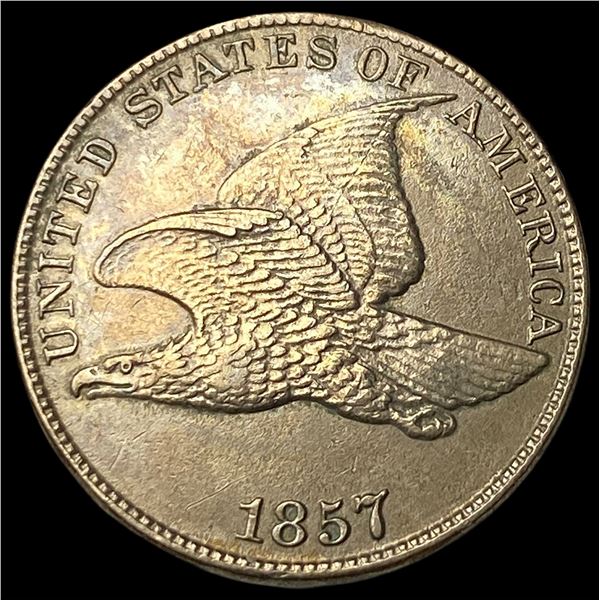 1857 Flying Eagle Cent CLOSELY UNCIRCULATED