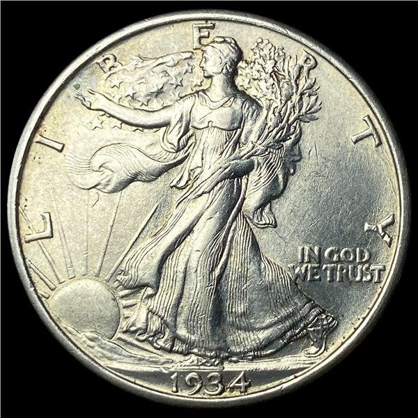 1934 Silver Walking Liberty Half Dollar  CHOICE BU