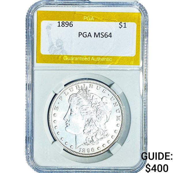 1896 Morgan Silver Dollar PGA MS64