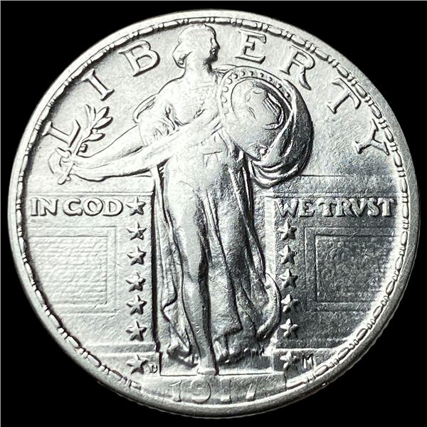 1917-D Type 2 Standing Liberty Quarter  UNCIRCULATED