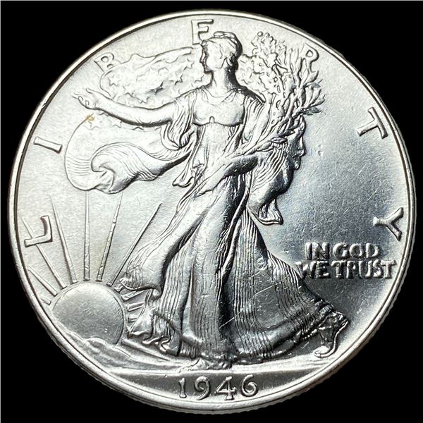 1946 Walking Liberty Half Dollar CLOSELY  UNCIRCULATED