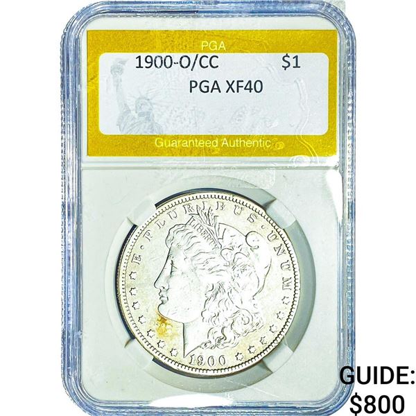1900-O/CC Morgan Silver Dollar PGA XF40