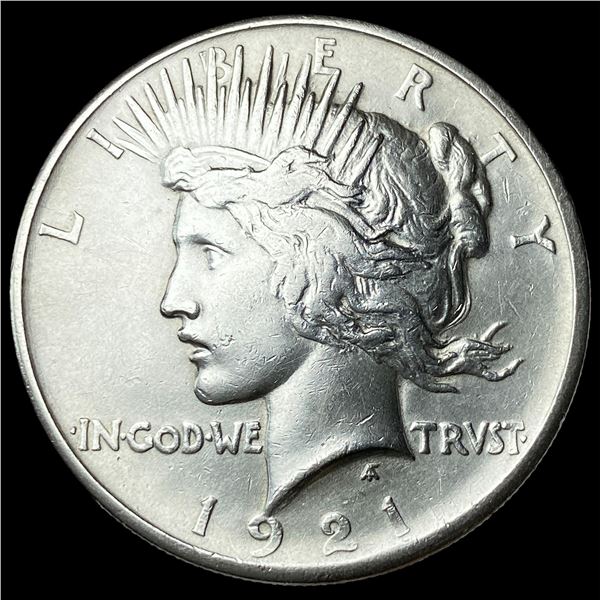 1921 Silver Peace Dollar CLOSELY UNCIRCULATED