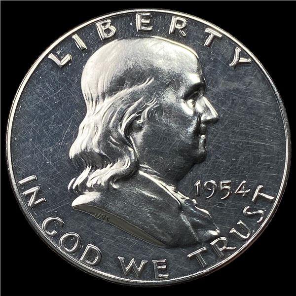 1954 Silver Franklin Half Dollar GEM PROOF