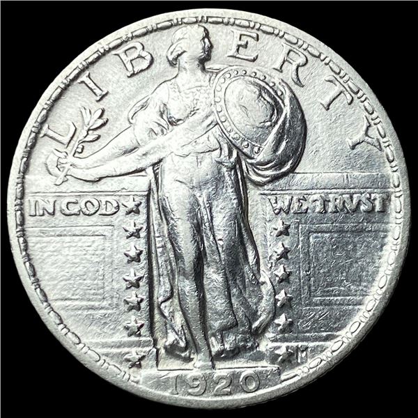 1920 Standing Liberty Silver Quarter CLOSELY  UNCIRCULATED