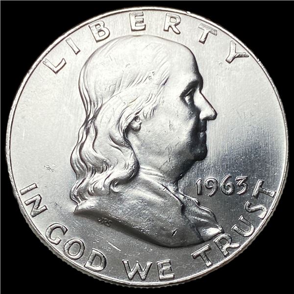1963-D Silver Franklin Half Dollar CHOICE BU