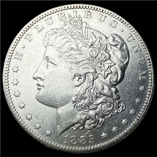 1885-S Silver Morgan Dollar CHOICE AU