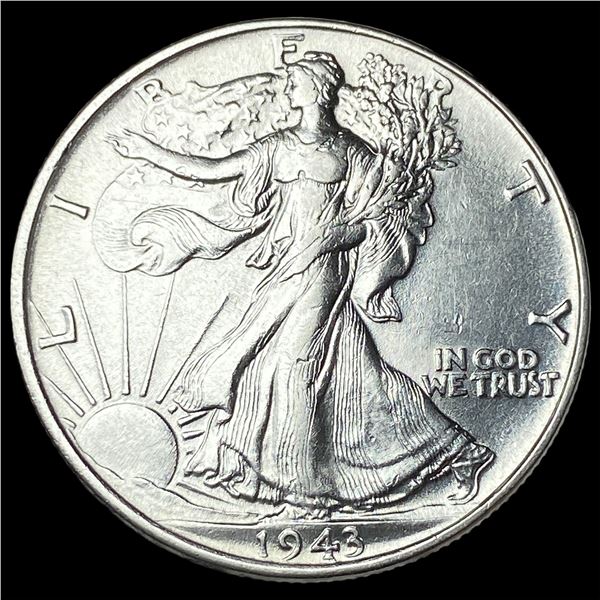 1943 Walking Liberty Half Dollar CLOSELY  UNCIRCULATED