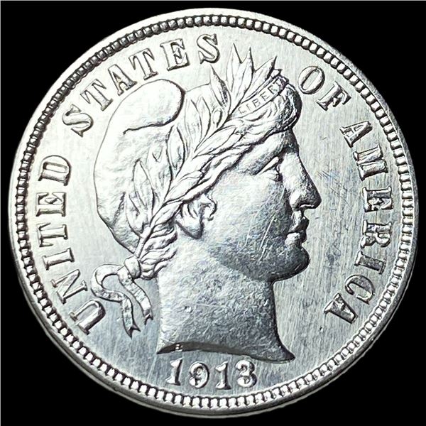 1913 Silver Barber Dime UNCIRCULATED