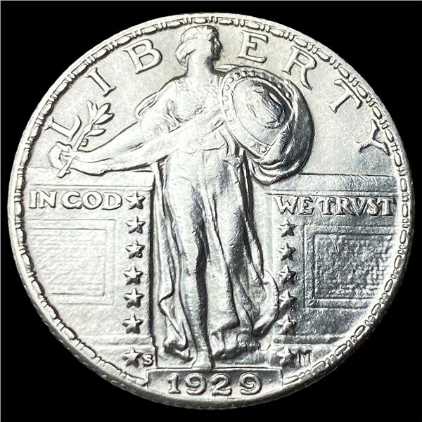 1929-S Silver Standing Liberty Quarter  CLOSELY UNCIRCULATED