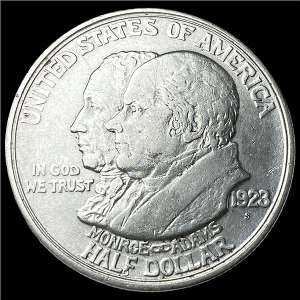 1923-S Silver Monroe Doctrine Half Dollar  UNCIRCULATED