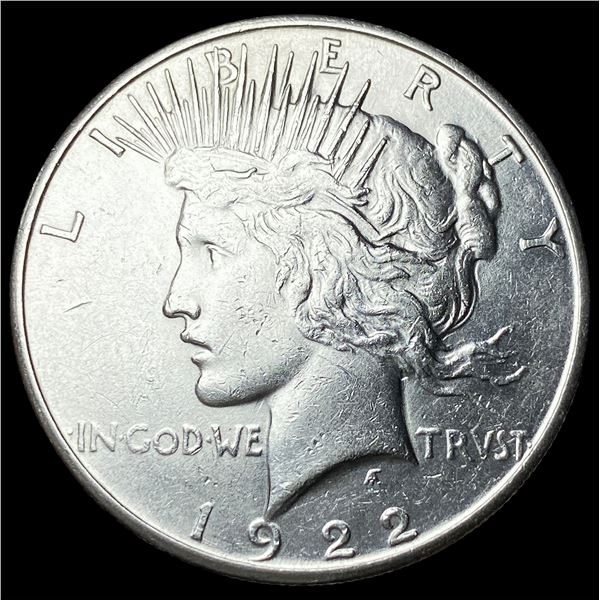 1922-S Silver Peace Dollar CLOSELY  UNCIRCULATED