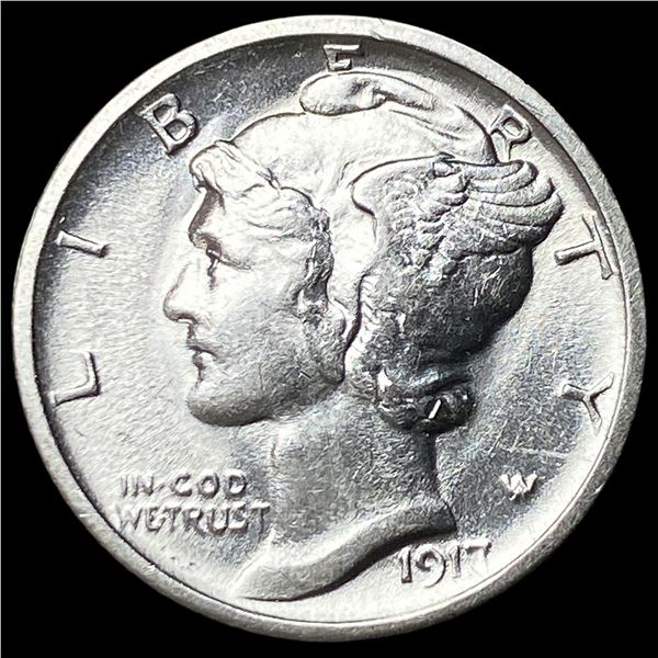 1917-S Silver Mercury Dime UNCIRCULATED