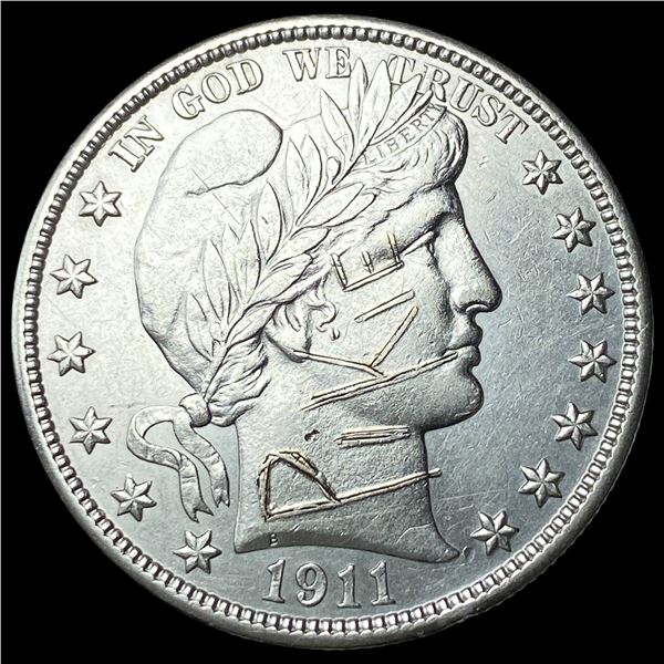 1911-D Silver Barber Half Dollar HIGH GRADE