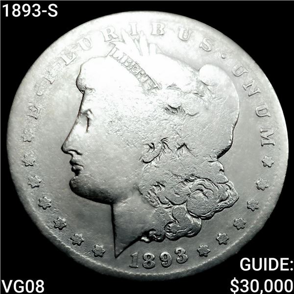 1893-S Morgan Silver Dollar NICELY CIRCULATED