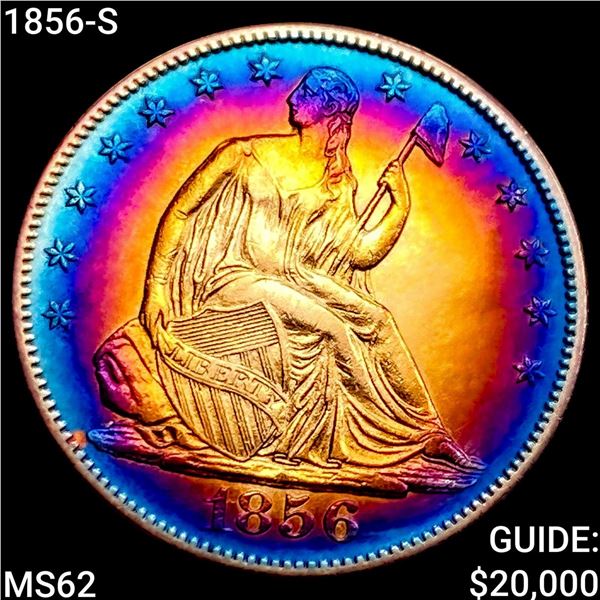 1856-S Seated Liberty Half Dollar UNCIRCULATED