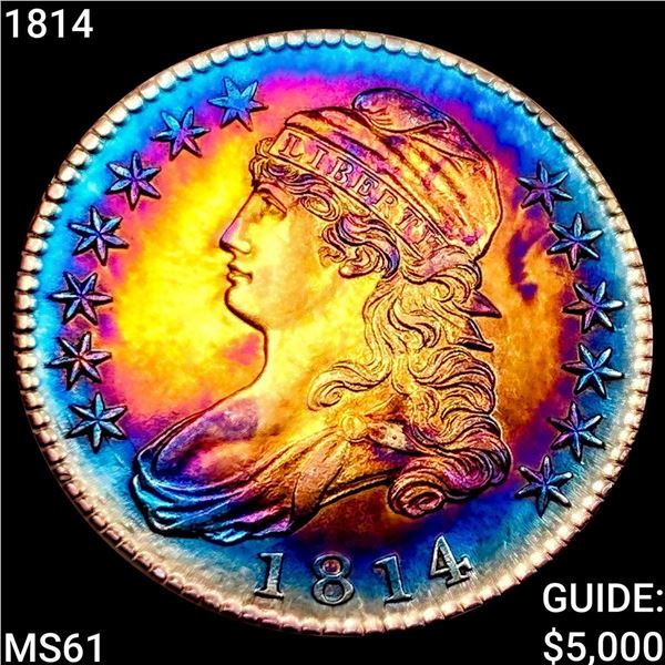 1814 Capped Bust Half Dollar UNCIRCULATED