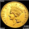 Image 1 : 1855 $3 Gold Piece UNCIRCULATED