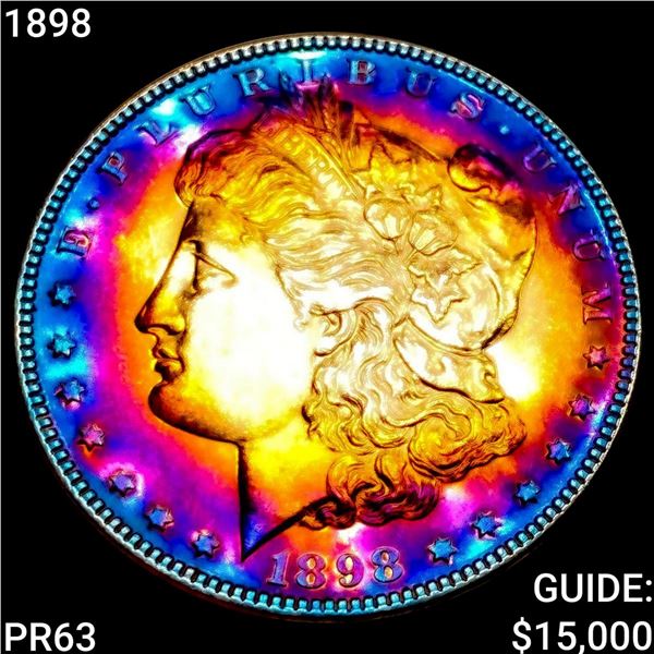 1898 Morgan Silver Dollar CHOICE PROOF