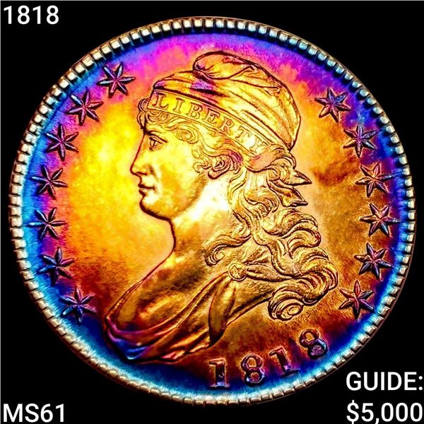 1818 Capped Bust Half Dollar UNCIRCULATED