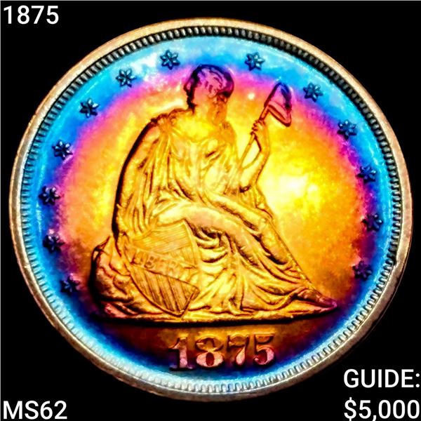 1875 Twenty Cent Piece UNCIRCULATED